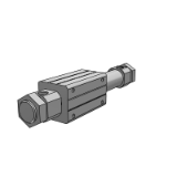 CY3B-Z - Magnetically Coupled Rodless Cylinder/Basic Type