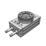25A-MSQA-X251/25A-MSQB-X251 - Rotary Table: Rack & Pinion Style/With Vacuum Port/Series Compatible With Secondary Batteries