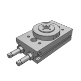 25A-MSQ-X251 - New (Light Weight/Compact) Rotary Table: Rack & Pinion Type/With vacuum port/Series Compatible With Secondary Batteries