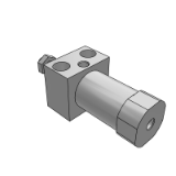 C75R/CD75R - Air Cylinder: Direct Mount Double Acting, Single Rod