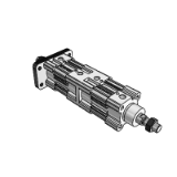 CP96S_C/CP96SD_C XC10 - Dual Stroke Cylinder/Double Rod Type
