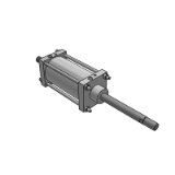 CS2W - Air Cylinder/Standard Type: Double Acting,Double Rod