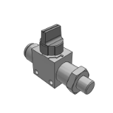 VHK3 - Finger Valve Standard Type/1(P): One-touch Fitting, 2(A): Male Thread