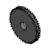 GF32 - Drive Belt Gears - 32 Pitch (.0982 Circular Pitch) - 3/8" & 11/16" Bore - 20° Pressure Angle