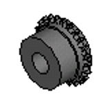 32B4M - Sprocket Gears - 32 Pitch  (.0982 Circular Pitch) - 1/4" Bore