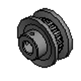 TP7A2W2 to TP7A4W2 - Timing Pulleys - .080 Pitch (MXL) - 1/8" Belt Width - Double Flange