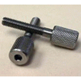 PQH - Knurled Thumb Screws - 1/4" to 3/8" Head Size Socket Head - 303 Stainless Steel