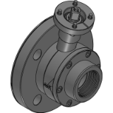 153001 Standard Seals_Tank side flange fixed UNI EN 1092 and ISO 228 female on output side