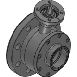 153030 STANDARD SEALS_TANK SIDE FLANGE FIXED UNI EN 1092 AND CLAMP DIN32676 TAB.4 REIHE C ON OUTPUT SIDE