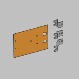 BEA750D/T5 - Connection bars between contactors and MCCB