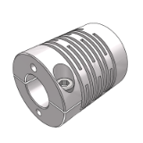 Cross slotted couplings
