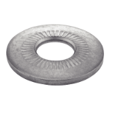 Reference 62516 - Serrated conical spring washer CS large type NFE 25511 - Stainless steel A2