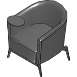 Patrice Tablet Chair - Charged
