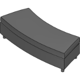 Continental Curved Bench
