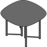 Vivid Square Café Table