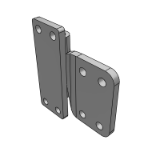 HGPSAB - 不锈钢合页 长板型 螺钉固定型