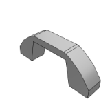 PHFPNC - 方形拉手圆角带盖型外装型