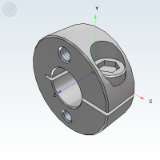 SCABAE - 开口式固定环 双螺纹孔型