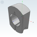 SCABDN - 开口式双边切割型固定环 立面孔型/端面孔型