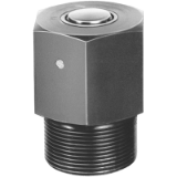 AMF - ANDREAS MAIER Fellbach: AMF 6932 - Threaded Cylinder with spherical piston rod
