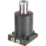 AMF - ANDREAS MAIER Fellbach: AMF 6951FZP - Push-Pull Cylinder, base-flange-mounting with guided piston rod, double acting