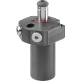 AMF - ANDREAS MAIER Fellbach: AMF 6951KZ-DW - Push-Pull Cylinder, rod-end-flange-mounting with guided piston rod, double acting