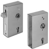 AMF - ANDREAS MAIER Fellbach: AMF 140S - Sliding gate lock case, bare-metal