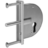 AMF - ANDREAS MAIER Fellbach: AMF 104 - Wrought-iron gate deadlock with channel fore-end