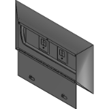 Security Recessed Console Box Assembly