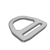 Aluminum Double D-Ring 1