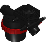 3-Way suction filters with selecting valve