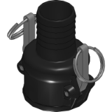 Couplings with cam locking