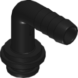 Hose fittings for fly nut