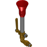 Nozzle holder for orchard sprayers and sprayer booms