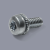 DIN 6900-5 ZS T steel 8.8 zinc-plated - Torx SEMS screws with safety washer