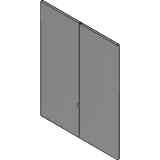 Double Steel Door (4 Sided Frame)-EuroLock