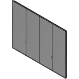 Quadruple Steel Door (4 Sided Frame)-EuroLock