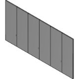 Sextuple Steel Door (4 Sided Frame)-EuroLock