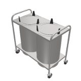 MOPD SERIES – MOBILE OPEN DISH DISPENSERS (2, 3 or 4 Stack)