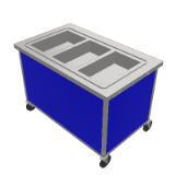 CAHB – HOT FOOD UNITS (Electrically Heated - Individual Wells with Heated Base - Optional Drain & Manifold)