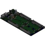 JNX400 Quad Carrier Board for Xavier NX™ or Orin NX™ with 5 port GbE switch