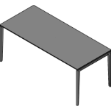 Gao rectangular table 180