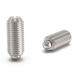BK40.0005.INOX - Ball and spring index plungers with pin, stainless steel quality