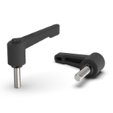 BK38.0302 - Clamping lever screws, adjustable, plastic, thread steel