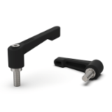 BK38.0304.INOX - Clamping lever screws, adjustable, reinforced, thread stainless steel
