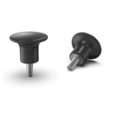 BK38.0105 - Mushroom knobs, solid design