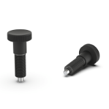 BK29.0041 - Index bolts without stop, fine-pitch thread, without hexagon, steel quality