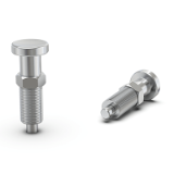 BK29.0050.INOX - Stainless steel indexing plungers with fine-pitch thread