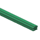 ''CT'' Profile for simplex chain - Chain guide rails in polyethylene