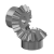 Conical gears type ''A'' ratio 1:1 module 1,5 - Conical straight toothed gears type ''A''